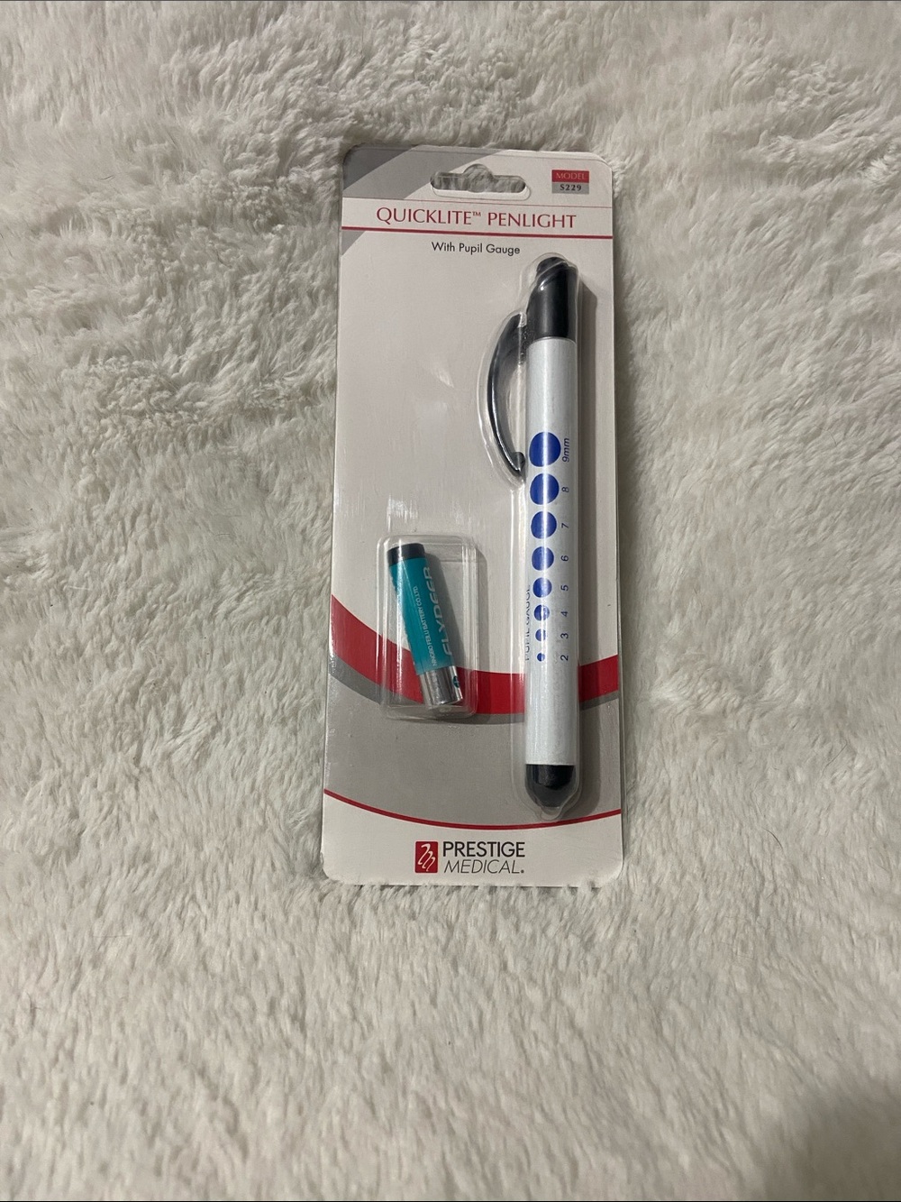 Quicklite Penlight in Silver and Black
